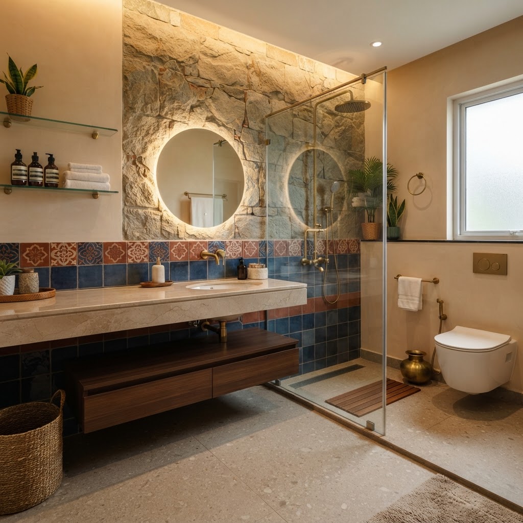 Premium bathroom renovation completed by Yervaku