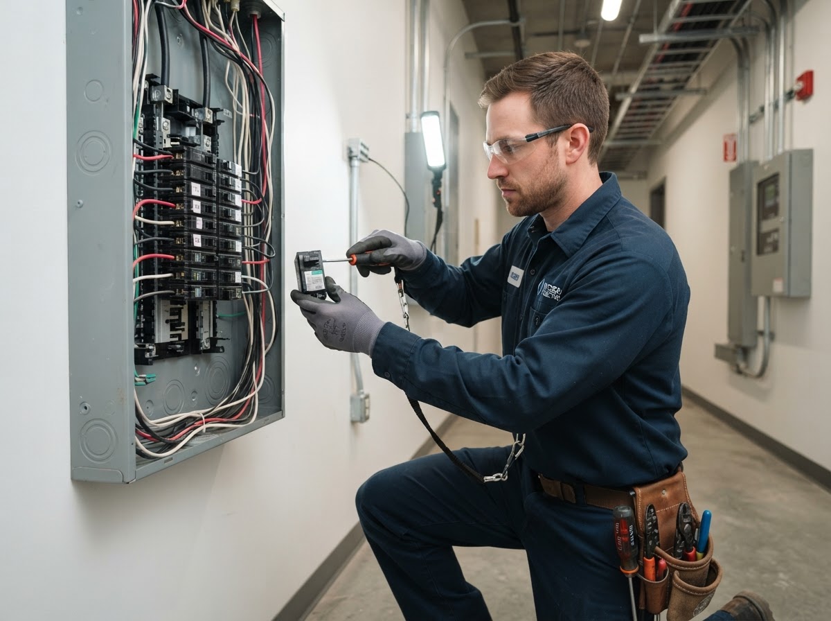 Professional electrical panel installation service